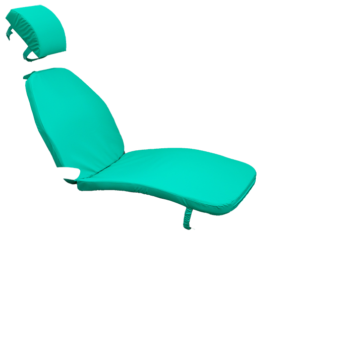 Подушка, валик и сиденье для стоматологического кресла, цвет бирюзовый