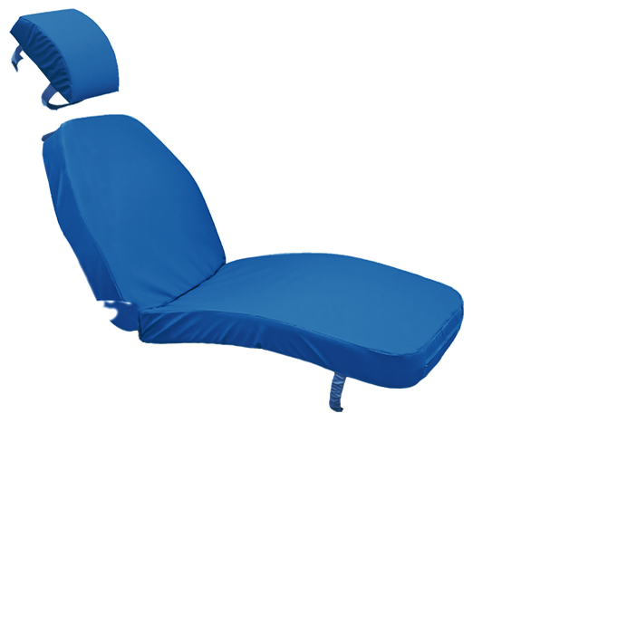 Подушка, спинка и сиденье для стоматологического кресла, цвет синий