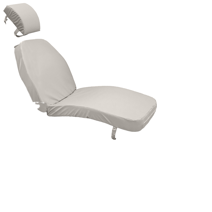 Подушка, спинка и сиденье для стоматологического кресла, цвет серый